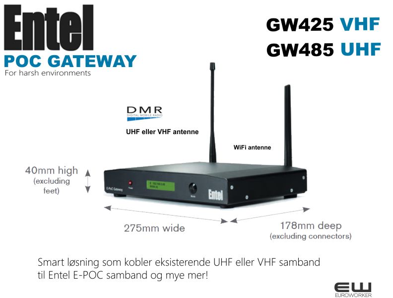 Radiosamband gateway, extender, bridge, crossover