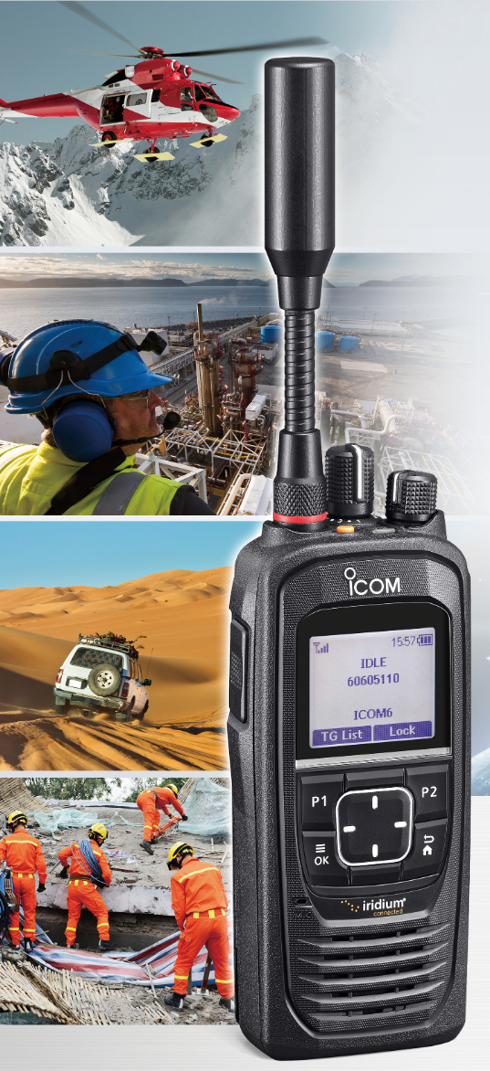 Icom IC-SAT100 Iridium Satellitradio (SATELLITE PTT)