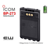 Icom BP-273 - Tørrbatterikassett til IP100H Radio