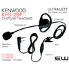 Kenwood KHS-29F D-style Headset med PTT (NX-, TK- & TH-serie)