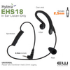 Hytera EHS18 - Universal 2,5 mm Listen Only InEar