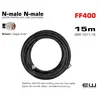 FF400 UTENDØRS 15m LOW LOSS COAX KABEL (N-male N-male)