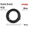 FF400 UTENDØRS 5m LOW LOSS COAX KABEL (N-male N-male)
