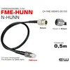 Overgangskabel fra N-hann til FME-hunn (0,5M)