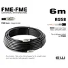 UNIVERSAL ANTENNEKABEL - 6m (FME-hunn, FME-hunn, RG58, Coax Low Loss)