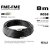 UNIVERSAL ANTENNEKABEL - 8m (FME-hunn, FME-hunn, RG58, Coax Low Loss)