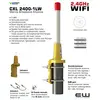 ● 0 dBd
● Vertically polarized
● Omnidirectional 
● Base station and marine antenna 
● For the 2,4GHz band
● Sealed high-quality glass fibre tube
● DC-grounded to substantially reduce 
   noise caused by atmospherical discharges
● Includes sturdy LW mast mount 
● Includes stainless steel U-bolts and fittings
● Vibrationproof, lightweight, corrosion 
  resistant