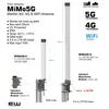 Scan Antenna Marine MiMo5G 18102-002 (2 elements) og 10000-183 (4 elements) 4G, 5G, og WiFi antenne