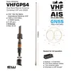 Scan Antenna VHFGPS4 Dual Band Marine Antenna Combined VHF and GNSS