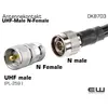 UHF-male to N-Female Antennekontakt