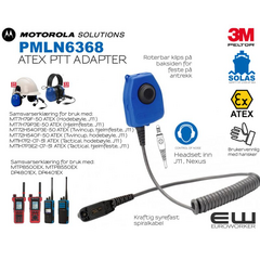 3M Peltor PMLN6368 Atex PTT Adapter - Motorola DP4X01EX & MTP85X0EX