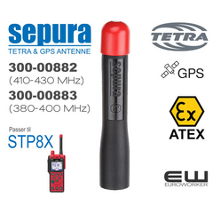 300-00882,  300-00883 - Sepura  Atex Tetra og GPS Antenne (STP8X) (Nødnett)