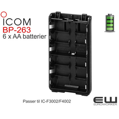 Icom BP-263 (91263) Tørrbatterikassett