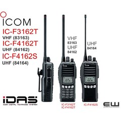 Icom IC-F3162T (VHF) & Icom IC-F4162T (UHF) Digital Radioterminal