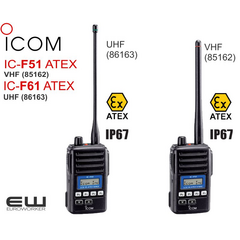 Icom IC-F51 ATEX + IC-F61 ATEX