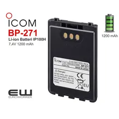Icom BP-271 - batteri til IP100H Radio