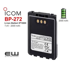Icom Icom BP-273 - batteri til IP100H Radio