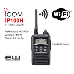 Icom IP100H Lisensfri IP WLAN radioterminal
