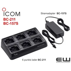 Icom BC-211 Multicharger