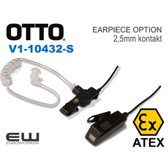 Otto Earpiece Listen Only (Atex) 2,5mm (V1-10432-S)