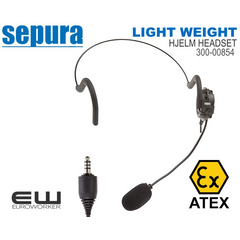 300-00854 - Sepura STP8X Lightweight Headset (Atex) (5-pols Nexus kontakt)