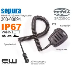 For SCC2: 300-00894 IP67 - LTW kontakt