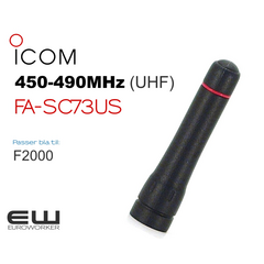 Icom UHF FA-SC73US Kort Antenne (450-490MHz)(F2000) (90873)