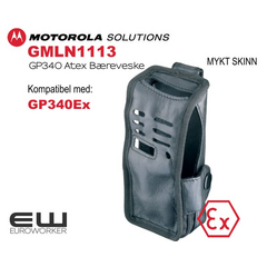 GMLN1113 - Motorola Atex bæreveske i mykt skinn til GN340Ex