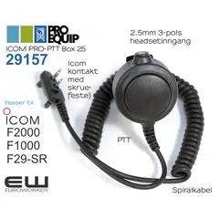 ProEquip PRO-PTT Box 25 (Icom F1000, F2000, F29SR) - 29157