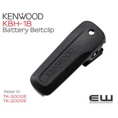 Kenwood KBH-18 Battery Beltclip   (TK-3000E & TK-2000E)