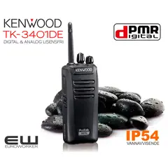 Kenwood TK-3401DE (446MHz) Lisensfri Analog Radio (0,5W)