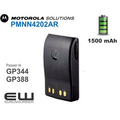 Motorola batteri 1500 mAh ( PMNN4202AR) (GP344)