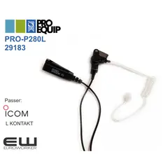 ProEquip PRO-P280L Luftslange og  PTT (L-kontakt) - 29183