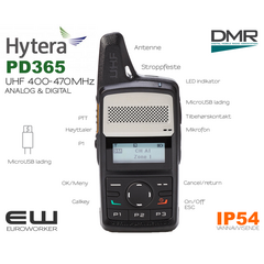 Hytera PD365 UHF DMR (Analog & Digital)(IP54)