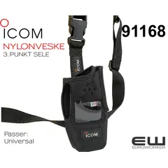 Icom Nylonveske med 3.punkts Bæresele (91168)
