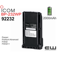 Icom Batteri BP-232WP (2000 mAh) ProHunt Advanced (92232)
