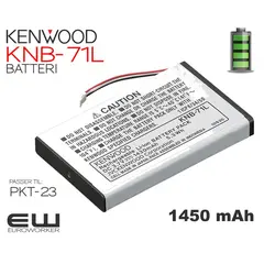 Kenwood batteri KNB-71L (PKT-23)