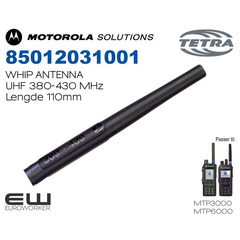 Motorola 110mm Tetra Antenne ( 85012031001) (380-430 MHz) (MTP3000, MTP6000)