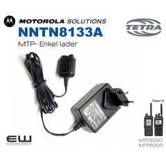 Motorola  NNTN8133A Enkel lader (MTP3000, MTP6000)