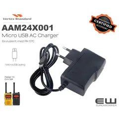 Vertex MicroUSB AC Charger til S24 (AAM24X001)