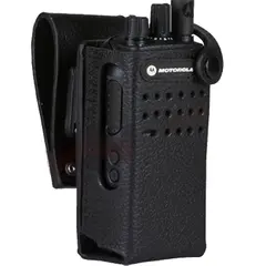 Motorola PMLN5843 Bæreveske, tykt lær, 2,5" swivel loop