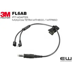 3M PELTOR PTT-adapter for Motorola TETRA MTH800 / MTP850