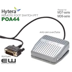 Hytera POA44 External Foot Switch PTT til MD-serie mobilradio