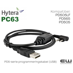 Hytera PC63 PD5-serie Programmeringskabel USB)