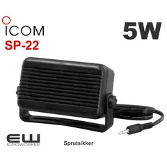 Icom SP-22 (5W) Liten Sprutsikker Ektern Høyttaler
