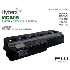 Hytera MCA05 MCU & Battery Optimizing System (PD4-, PD5-, PD6-, og PD7-, PT5-serier)