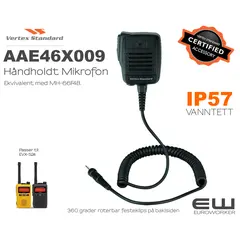Vertex Vanntett Håndholdt Mikrofon til EVX-S24 (AAE46X009)