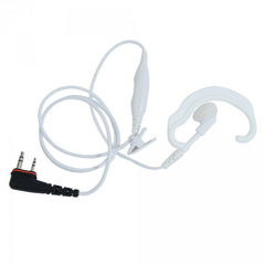 ProEquip PRO-P240LP White headset with inline mic & C-Shell