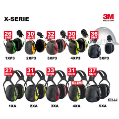 3M  X-Serie Hørselvern