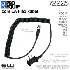 ProEquip Icom Flex kabel til Icom LA kontakt